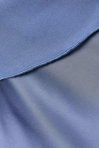 EDEN MIDI DRESS - DUSTY BLUE