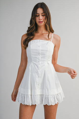 POPLIN MINI DRESS