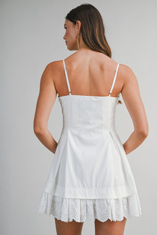 POPLIN MINI DRESS