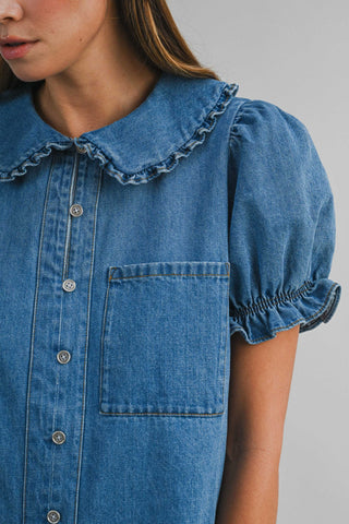 ALMA DENIM DRESS