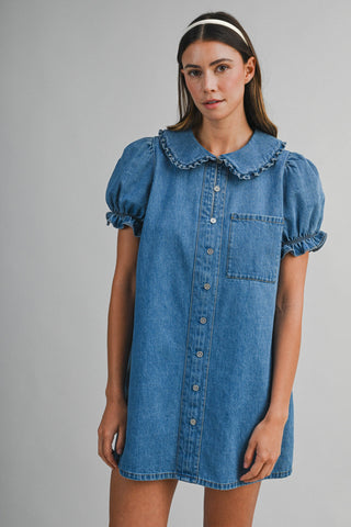 ALMA DENIM DRESS