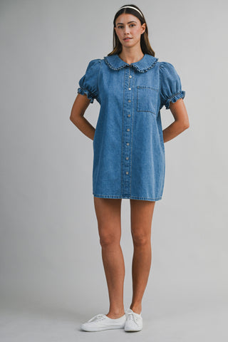ALMA DENIM DRESS