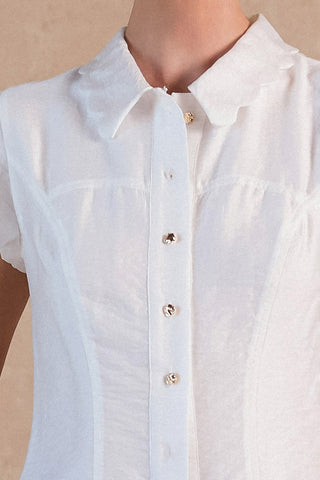 BIANCA BUTTON DOWN BLOUSE