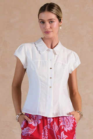 BIANCA BUTTON DOWN BLOUSE