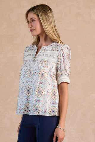 ALESSIA SHORT SLEEVE BLOUSE