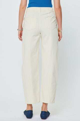 TIERA HIGH RISE BARREL LEG PANTS