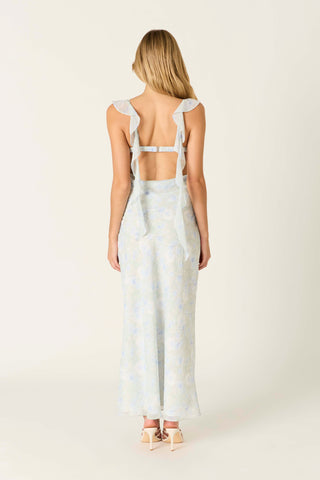 HANNA DRESS - POWDER BLUE
