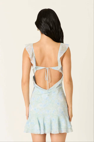 RUTH DRESS - POWDER BLUE