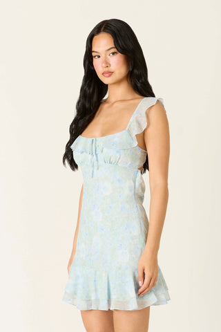 RUTH DRESS - POWDER BLUE
