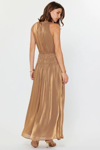 GOLD MAXI DRESS