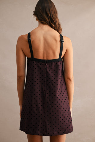 TAYLOR POLKA DOT MINI DRESS