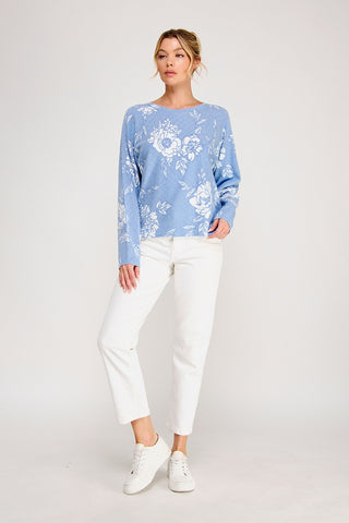 LAINEY SWEATER - PEARL BLUE