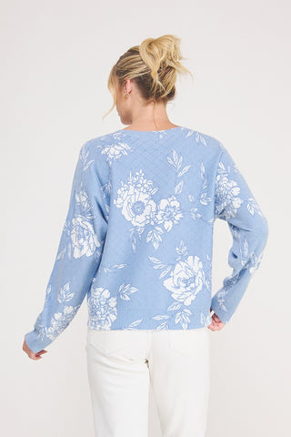 LAINEY SWEATER - PEARL BLUE