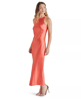 WARD MIDI DRESS-SUGAR CORAL