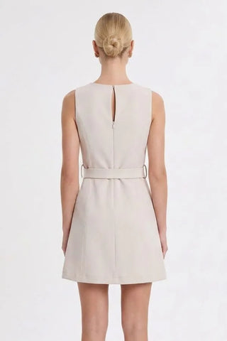ECRU MINI DRESS