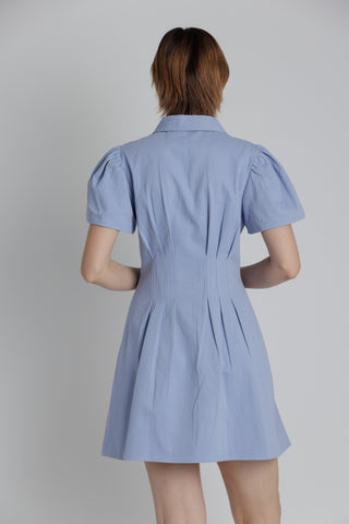 CELIN MINI DRESS - BLUE