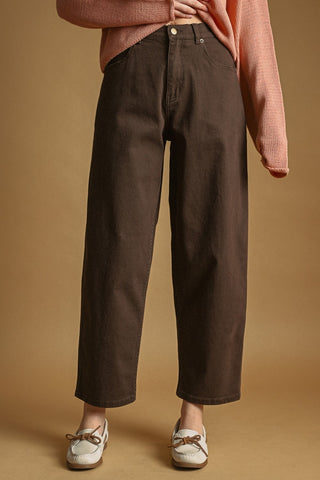 SASHA PANTS - BROWN