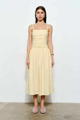 AMARILLO MAXI DRESS