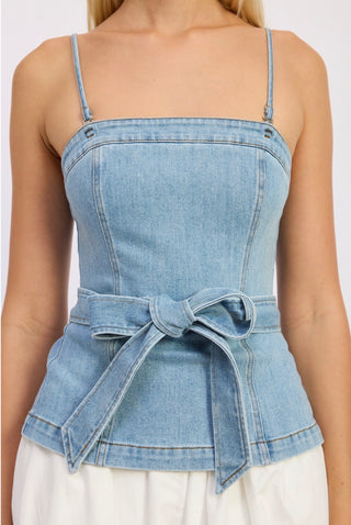PARIS DENIM MIDI DRESS