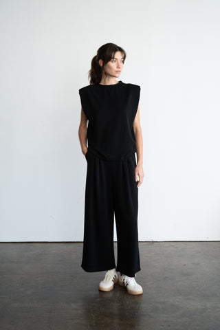 UANA TOP - BLACK