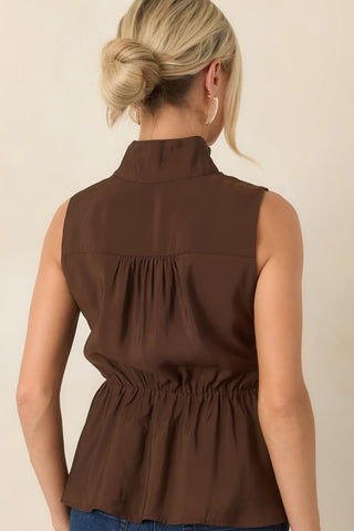 DANNY TOP - BROWN