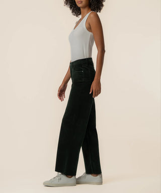 MEG HIGH RISE (29" / CORDUROY) - EVERGREEN
