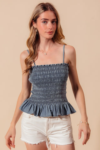 ANDRE DENIM TOP