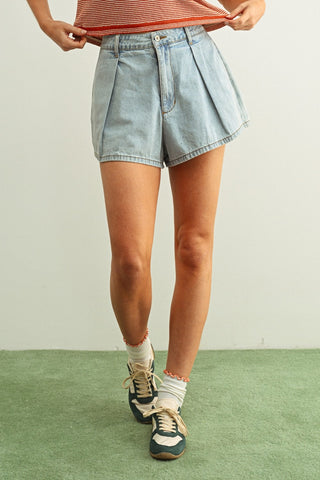 LIA DENIM SHORTS