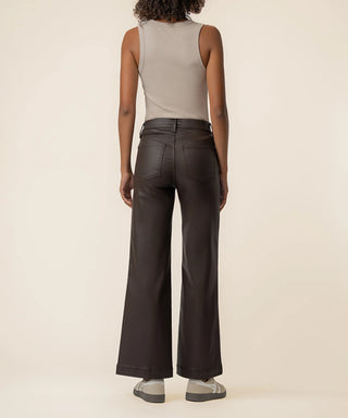 MEG HIGH RISE (30") - COATED CHOCOLATE
