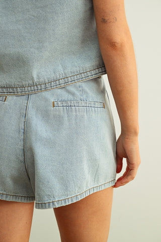 LIA DENIM SHORTS