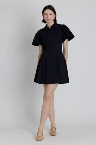 JULIET MINI DRESS - NAVY