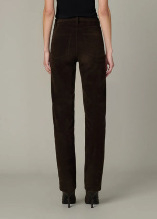 SUEDE MARGOT SLIM - DARK CHOCOLATE