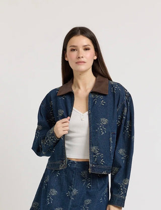 ALICE CROPPED DENIM JACKET