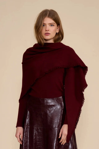 NELLIE SCARF SWEATER