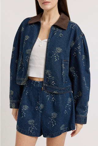 ALICE CROPPED DENIM JACKET