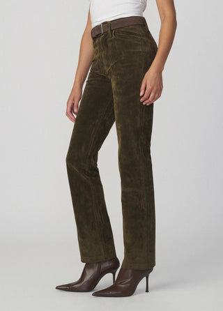 SUEDE MARGOT SLIM - OLIVE