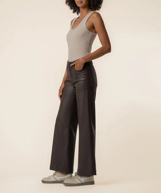 MEG HIGH RISE (30") - COATED CHOCOLATE