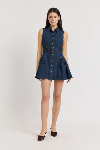 ZOE MINI DENIM DRESS