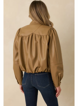 LUXE VEGAN LEATHER JACKET