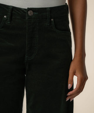 MEG HIGH RISE (29" / CORDUROY) - EVERGREEN