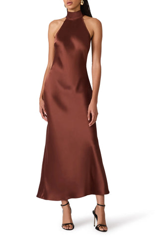ZOE DRESS - CINNAMON