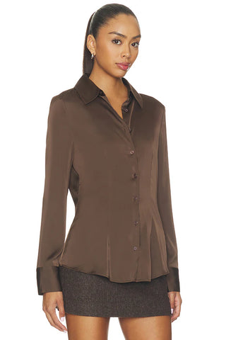 MIREYA SHIRT - BROWN