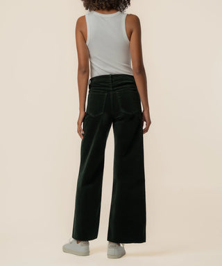 MEG HIGH RISE (29" / CORDUROY) - EVERGREEN