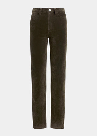 SUEDE MARGOT SLIM - OLIVE
