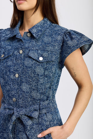 INDIGO DENIM DRESS