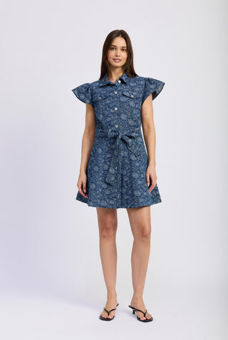 INDIGO DENIM DRESS