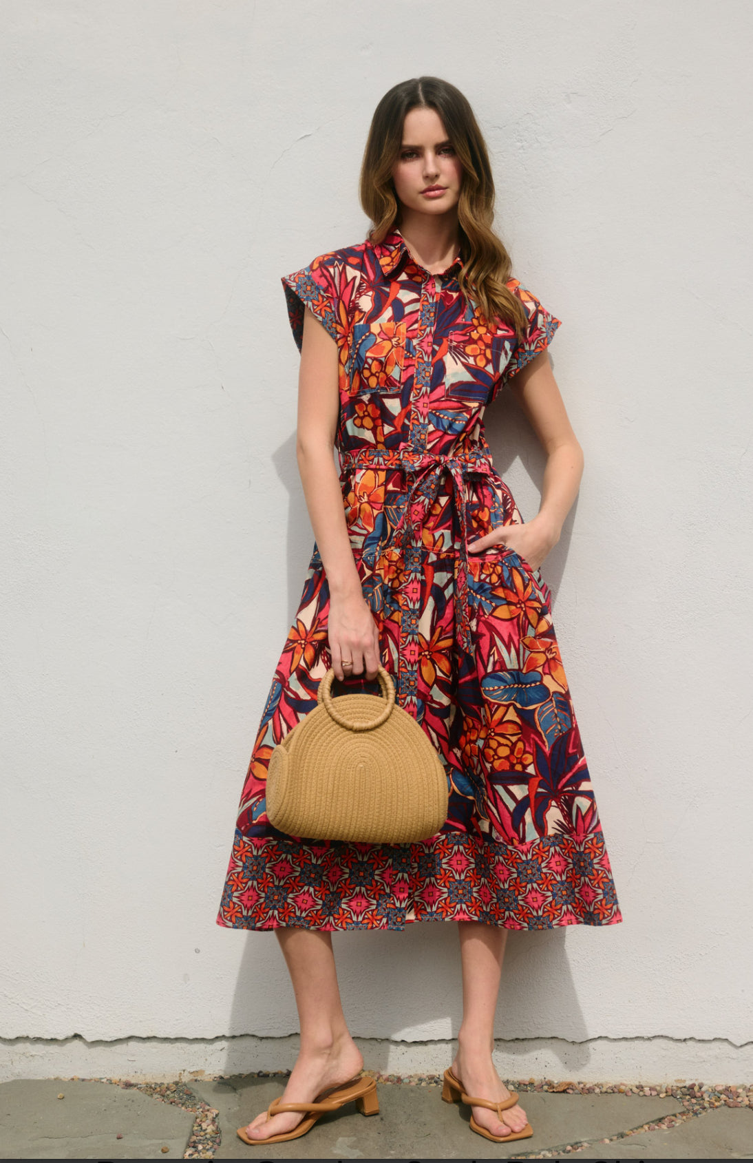 botanic midi dress Petal & Pup Women's Botanique Midi Dress-Floral