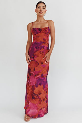 DARK ROSE MAXI DRESS