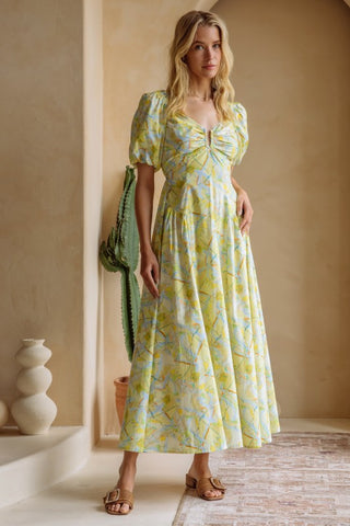 AMARILLO MAXI DRESS