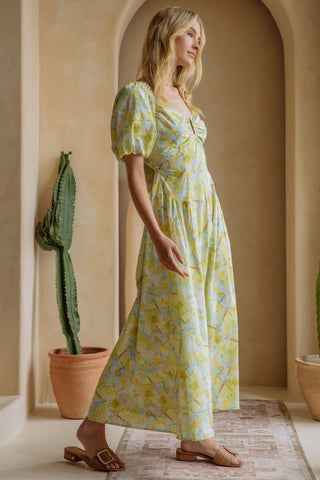 AMARILLO MAXI DRESS